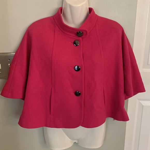 Laurel Career Cropped Blazer Jacket Size 32 Women’s 0 XS Bright Pink - Picture 3 of 9